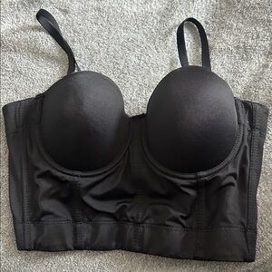 Shein black corset top